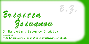 brigitta zsivanov business card